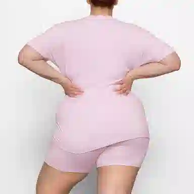 SKIMS Boyfriend T-Shirt Cherry Blossom