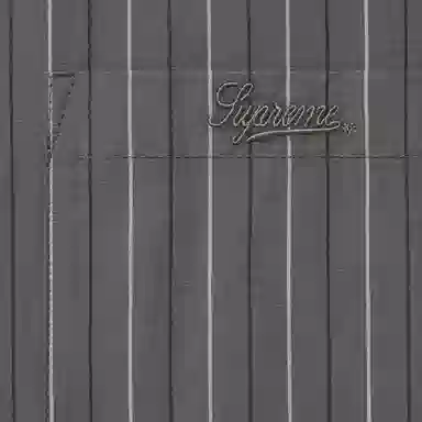 Supreme FW24 WEEK7 Loose Fit Stripe Shirt Logo