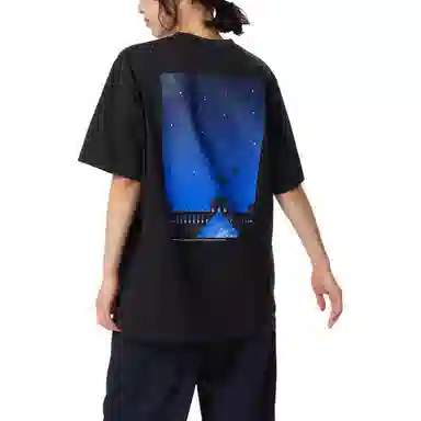 UNIQLO x Doraemon x Louvre SS25 Starry Sky Tee Black