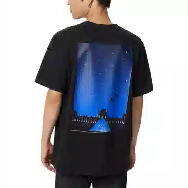 UNIQLO x Doraemon x Louvre SS25 Starry Sky Tee Black