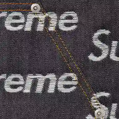 Supreme FW25 Jacquard Logos Painter Jean