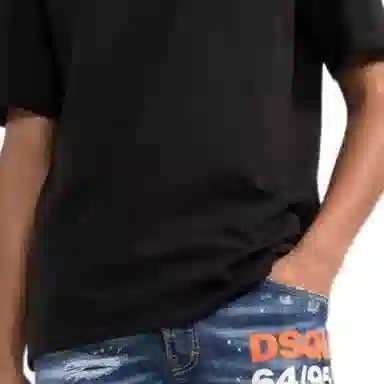 DSQUARED2 SS22 Logo Print Jeans