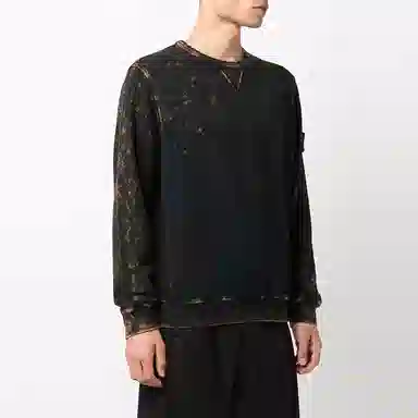Stone Island FW21 Crewneck Sweatshirt Black