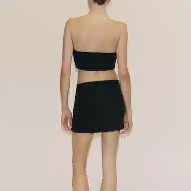 ZARA Asymmetric Off-Shoulder Bustier