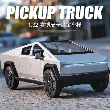 卡威 仿真特斯拉 合金小汽车越野车 成品模型