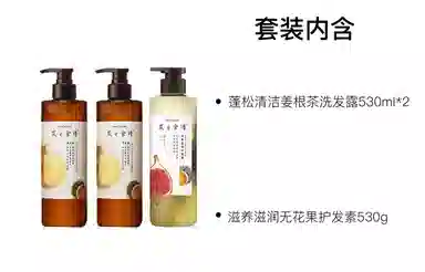 发之食谱 无花果净澈洗护套装 清洁