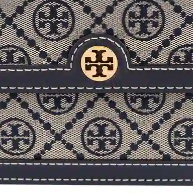 Tory Burch T Monogram Small Shoulder Bag Navy