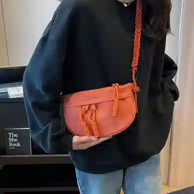 恒源祥 时尚百搭 布 单肩包 男女同款情侣款 多色