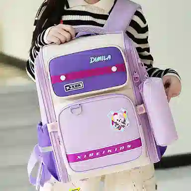 恒源祥 一年级 涤纶（聚酯纤维） 可爱双肩包 常规 男女同款情侣款 多色