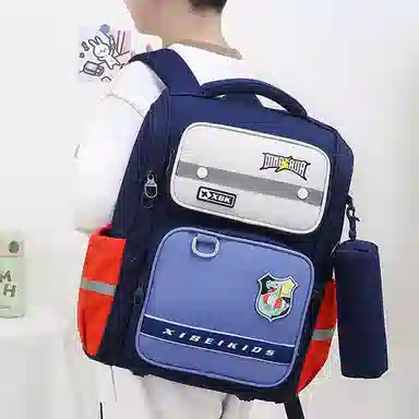 恒源祥 一年级 涤纶（聚酯纤维） 可爱双肩包 常规 男女同款情侣款 多色