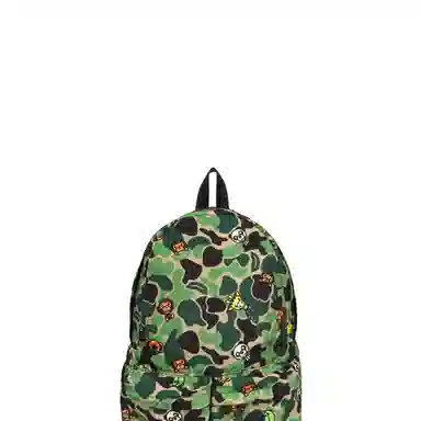 A Bathing Ape Baby Milo Backpack Green Camouflage