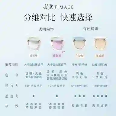 彩棠 蜜粉饼定妆持久控油不卡粉不脱妆干皮油皮哑光自然清透补妆 女