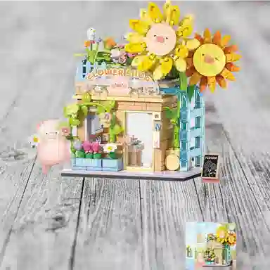 SEMBO Lulu 301-600pcs 608073 608074 608072 608075