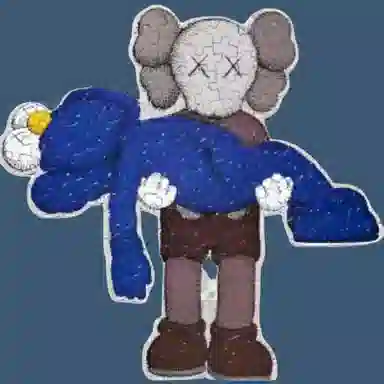 KAWS TOKYO FIRST GONE Puzzle 100pcs