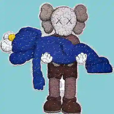 KAWS TOKYO FIRST GONE Puzzle 100pcs