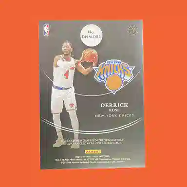 PANINI 2021-22 Noir Derrick Rose patch 1625