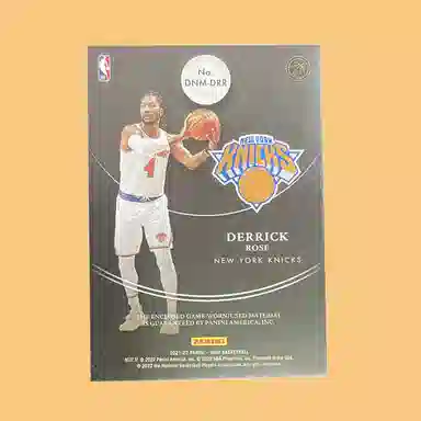 PANINI 2021-22 Noir Derrick Rose patch 1625