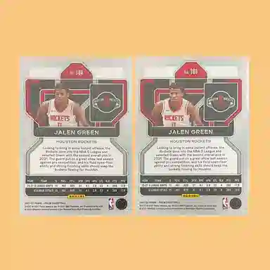 PANINI 2021-22 prizm RC base