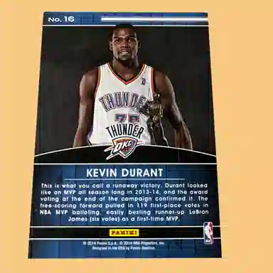 PANINI KD 2013-14 NBA MVP