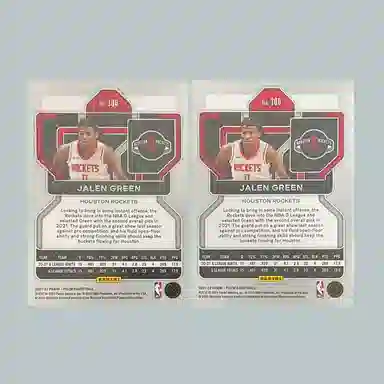 PANINI 2021-22 prizm RC base