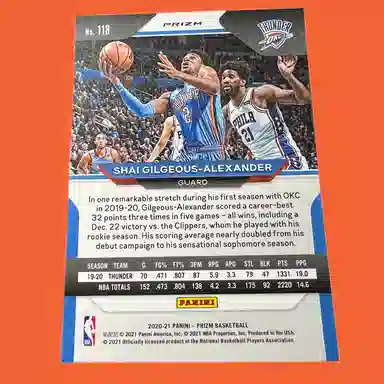 PANINI SGA prizm