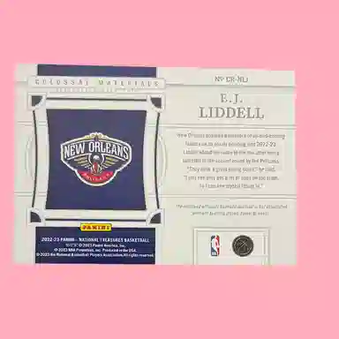 PANINI 2022-23RC EJ 0125 Patch