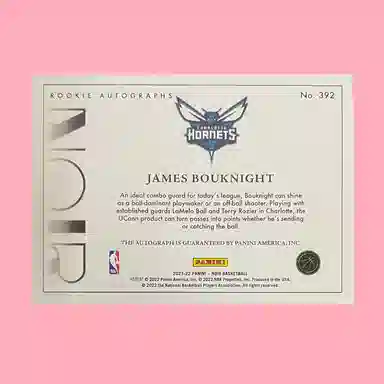 PANINI 2021-22 Noir RC 9799