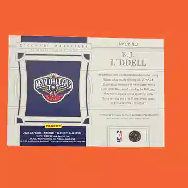 PANINI 2022-23RC EJ 0125 Patch