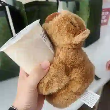 穆熊 卡皮巴拉啪啪圈 一拍即戴可当收纳窗帘 玩偶周边