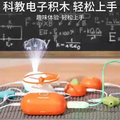 乐乐鱼 电路 科学实验物理启蒙手工制作 玩具