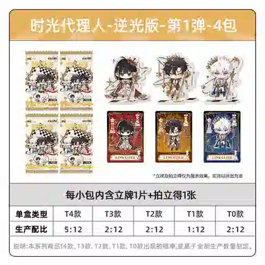 卡游 时光代理人动画时光绘影逆光版 亚克力立牌