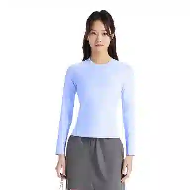 匹克 纯色圆领长袖卫衣 女款