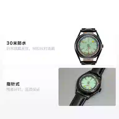 JOKER CAT Quartz Green Dial