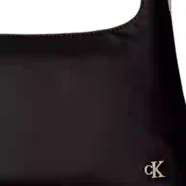 Calvin Klein Metal Detail Small Shoulder Bag Black