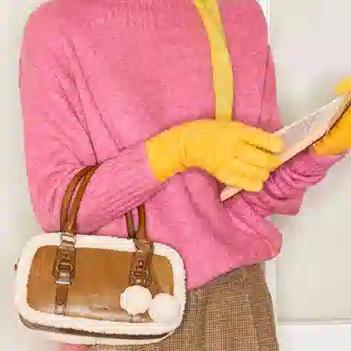 MCMIKO Boston Bag Warm Brown