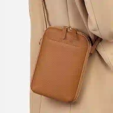 歌若拉 简约日韩风洋气 牛皮 手机包 女款 多色