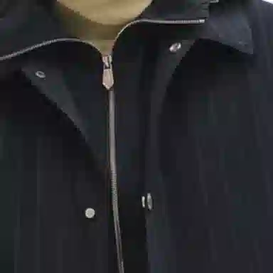 HERMES FW25 Detachable Hood Coat