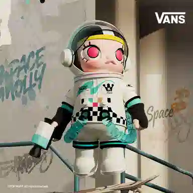 POP MART 400% MEGA SPACE MOLLY Vans