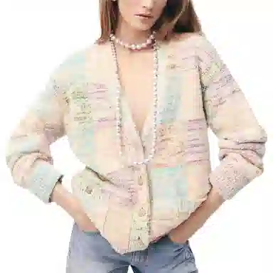 CHANEL 25M Coco Beach Denim Shorts Light Blue