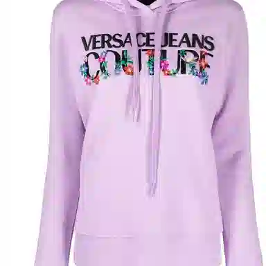 Versace Jeans Couture SS22 Purple Hoodie