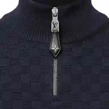 Louis Vuitton FW25 Ribbed Collar Sweater