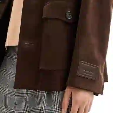 COACH FW25 Solid Collar Jacket