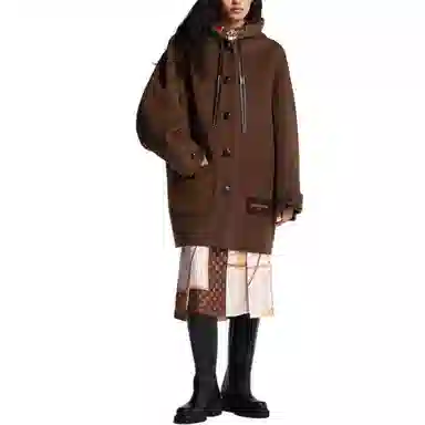 Louis Vuitton x Grace Coddington FW25 Cat Hoodie Coat