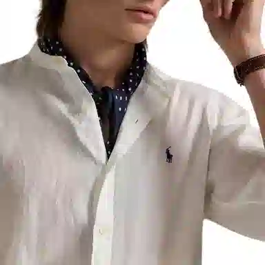 Polo Ralph Lauren Linen Shirt White