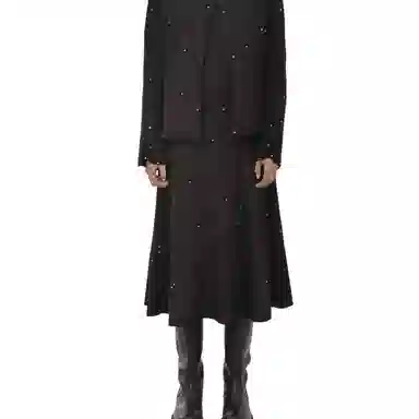 Chloe Collarless Fitted Jacket