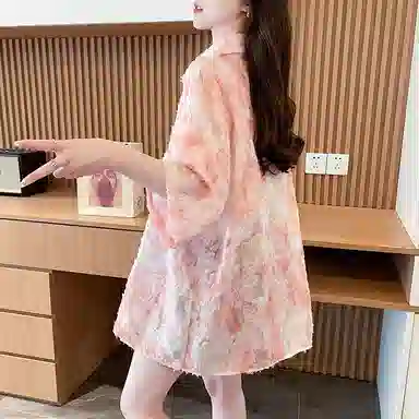 缪斯的诱惑 超好看夏季洋气减龄外穿防晒空调服短袖衬衫 女款