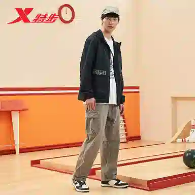 Xtep Urban Series Black Jacket