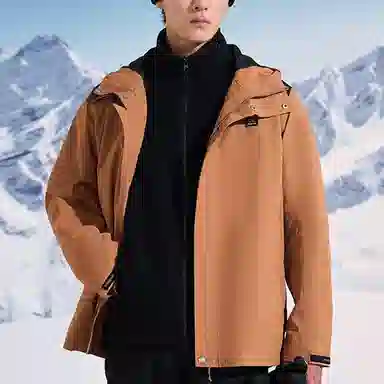 探路者 户外休闲保暖冲锋衣 男款