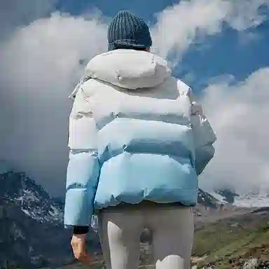 探路者 旅行户外系列 防泼水连帽长袖羽绒服 女款