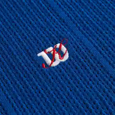 KITH x Wilson Logo Polo Blue